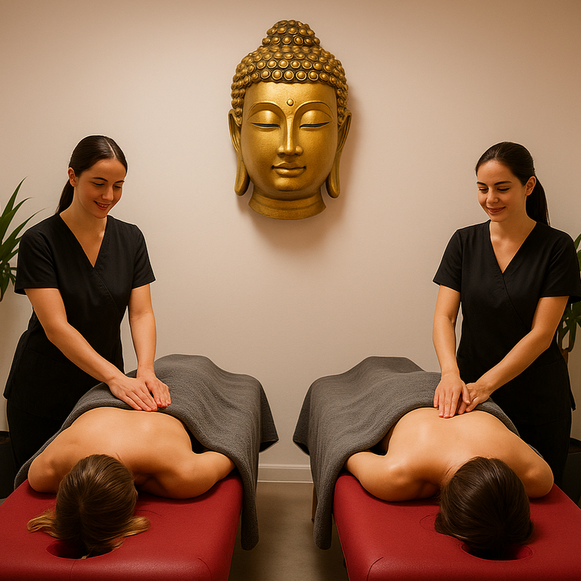 Masaje Duo Relajación 30, 45, 60 o 90 min