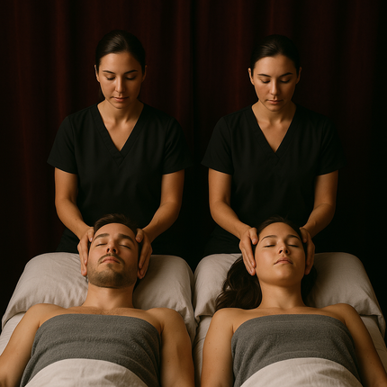 Masaje Duo: Masaje 60 min + Cérvico Cráneo Facial 30 min