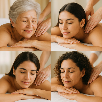 💐 Tarde de Spa Familiar – Masaje 90 Min para 4 Personas + Regalos Especiales 💆♀️💆♂️✨