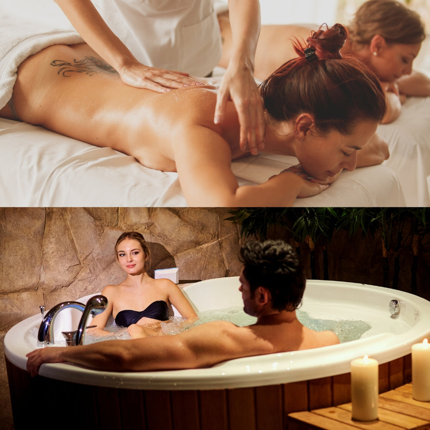 Renovación Energética: Exfoliación Sal Himalaya e Hidromasaje Duo 2 hrs. - Spa Experience Antofagasta