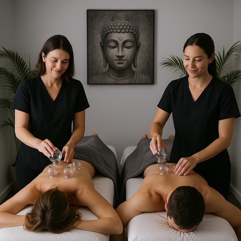 Masaje Duo Hijhama con Ventosas 60 min