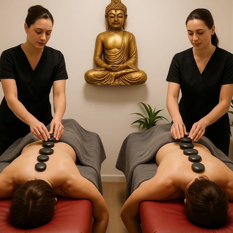 Masaje Duo Geotermal con Piedras Calientes 45, 60 o 90 min - Spa Experience Antofagasta