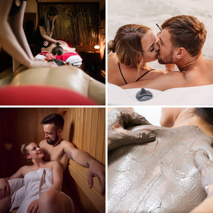 Ritual Romano Duo (4 hrs): Sauna, baño vinoterapia, envolvimiento y masaje nutritivo - La experiencia spa más completa y exclusiva - Spa Experience Antofagasta